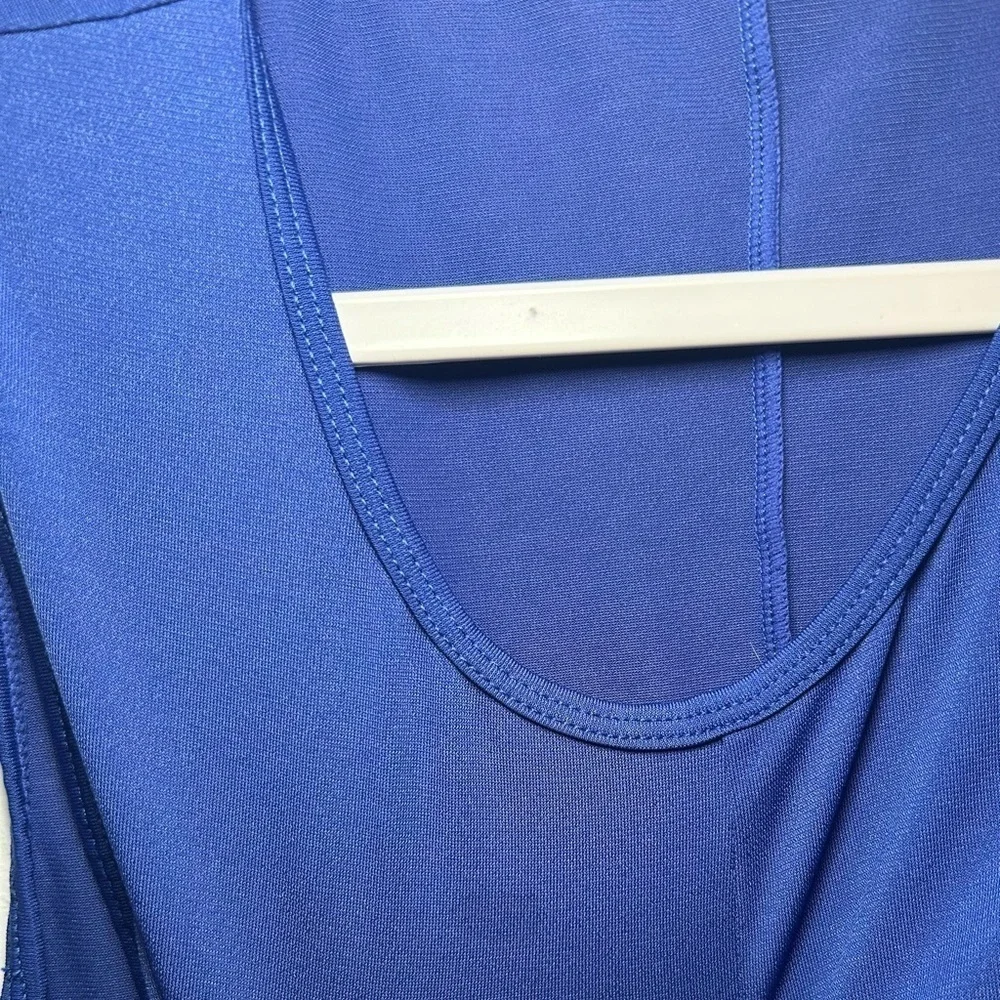 FABLETICS Pia Powertouch Light Front Twist Tank- Nightfall/ Quarry Size Small